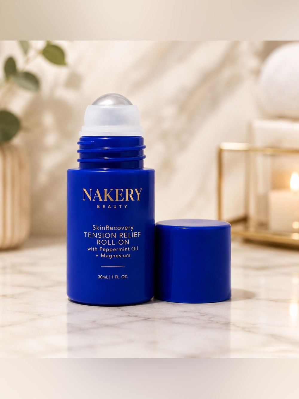 NEW Nakery Beauty SkinRecovery Tension Relief Roll-On. 30ml